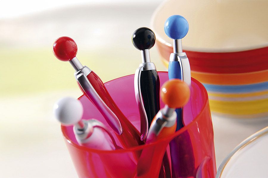 De Jolly pen met vrolijke uitstraling in verschillende kleuren